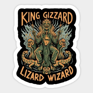 King Gizzard And The Lizard Wizard Sticker